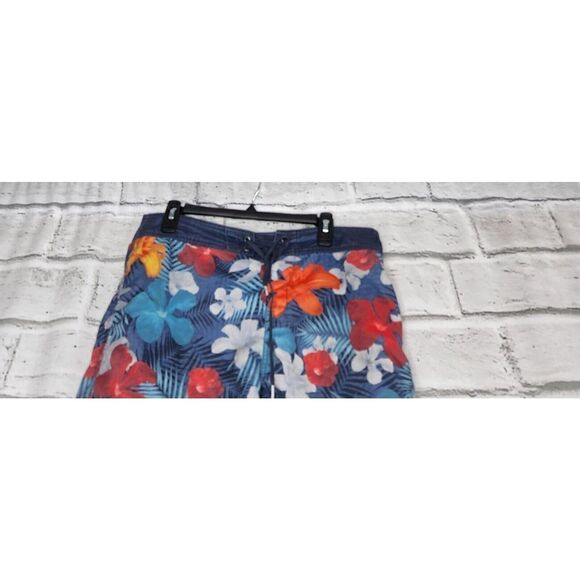 O'Neill Boardshorts Mens Size 32 Swim Trunks Shorts Hawaiian beach Floral - Picture 3 of 6